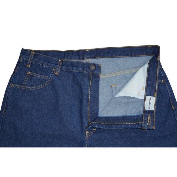 WearGuard Work Jeans Men’s 40x36 Dark Blue Straight Leg 100% Cotton - Picture 4 of 6